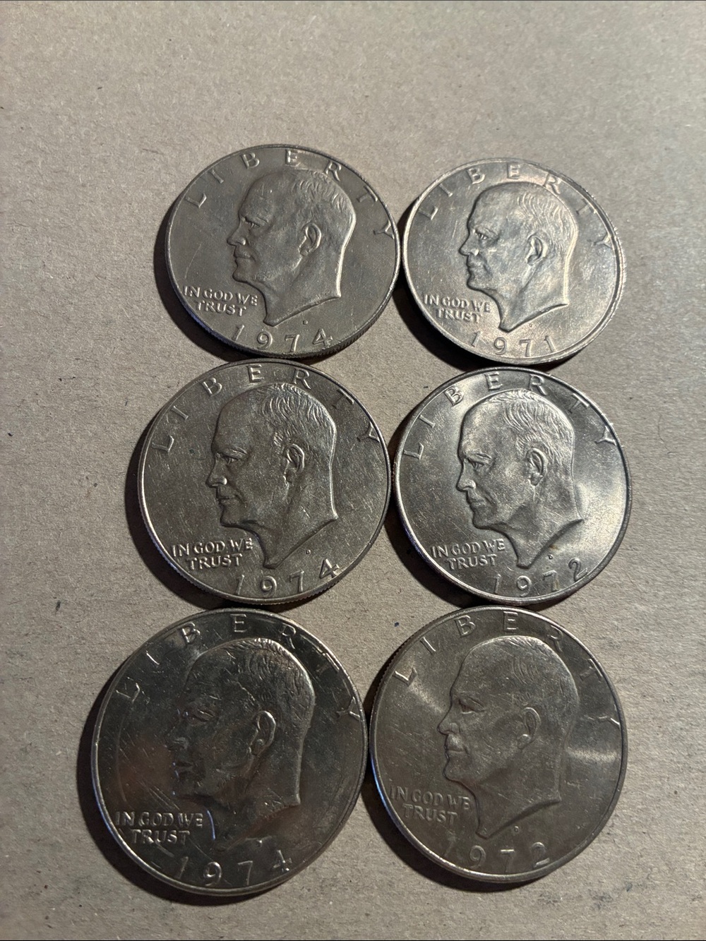 Eisenhower One Dollar Coins